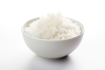 Rapid Rice Bowl , white background.
