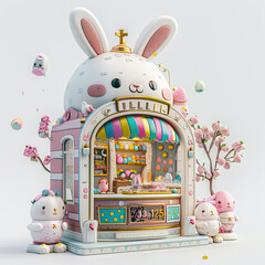 3D Egg shop for Easter