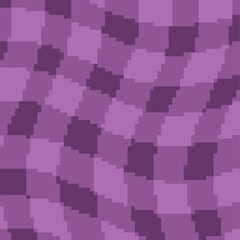 Purple Flapping Plaid Patterned Fabric Texture Background, Pixel Art Style