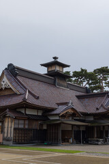 Fototapeta premium 日本 北海道函館市にある五稜郭公園内の箱館奉行所