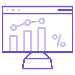 Online Stock Market Icon