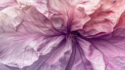 Close Up of a Large Purple Flower