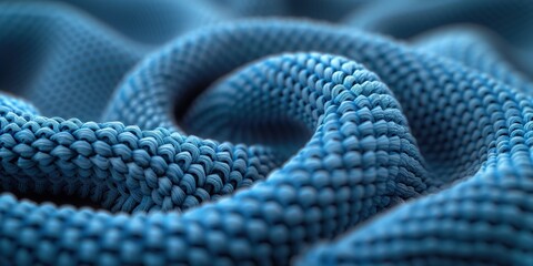 Fototapeta premium close up of a blue spiral