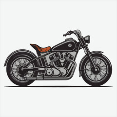 Obraz na płótnie Canvas vector of motorcycle