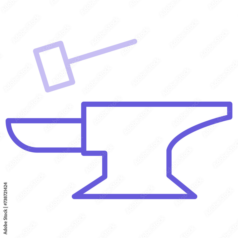 Sticker Anvil Icon