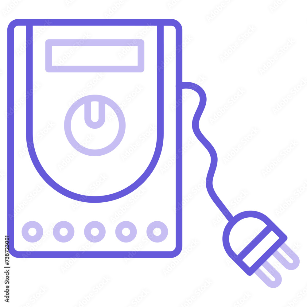 Wall mural Uninterrupted Power Supply Icon