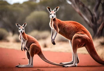  kangaroo with baby © Aqsa