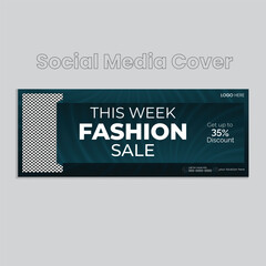social media fashion cover design