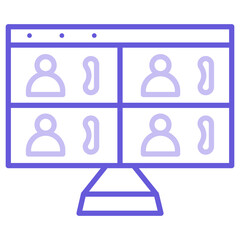 Online Meeting Icon