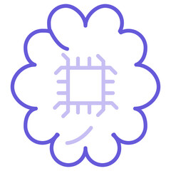 Brain Chip Icon