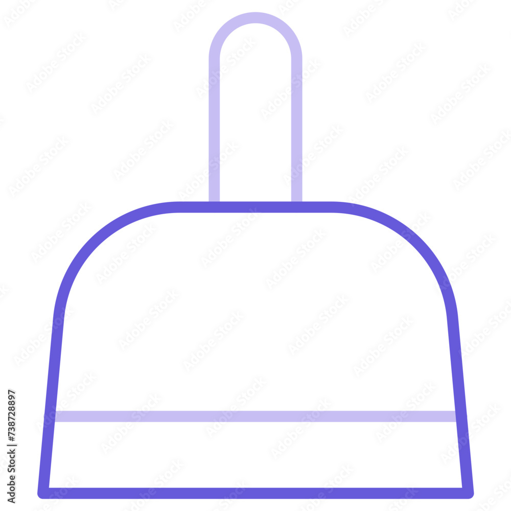 Sticker dustpan icon