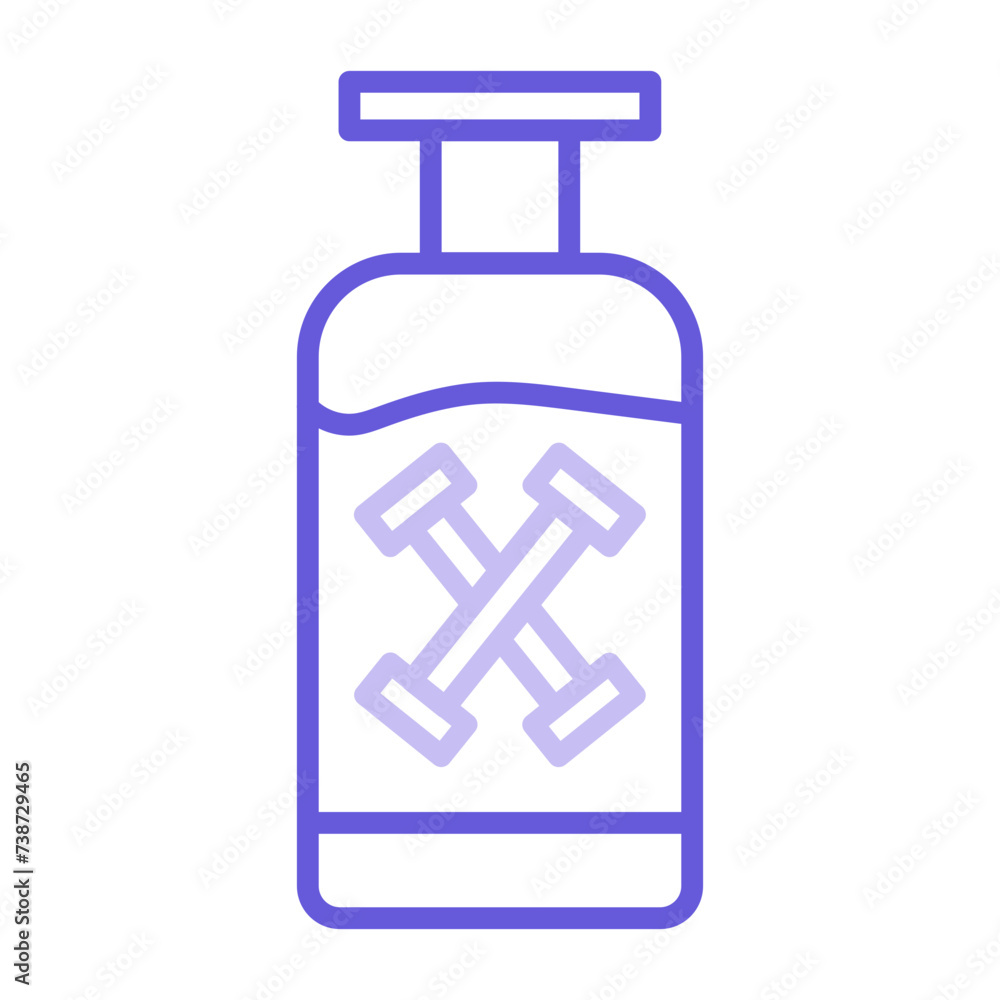 Sticker poison icon