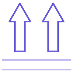 Package Side Up Icon