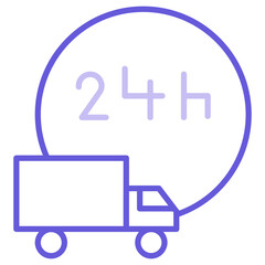 24 Hours Delivery Icon