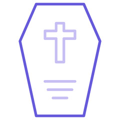 Obraz premium Coffin Icon
