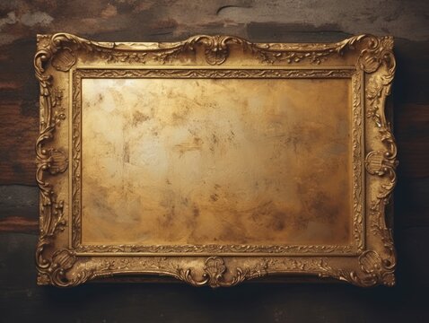 gold vintage frame