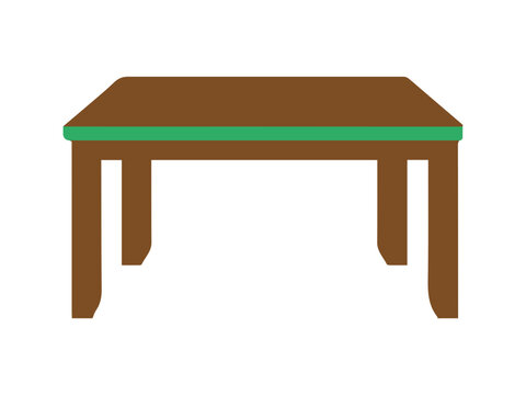 Table outline design vector illustration.