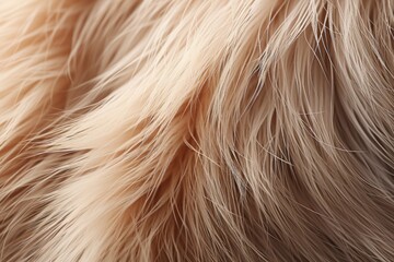 Animal fur macro shot, natural texture. AI Generated