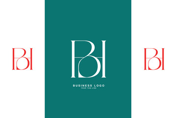 HB, BH, H, B, Abstract Letters Logo Monogram