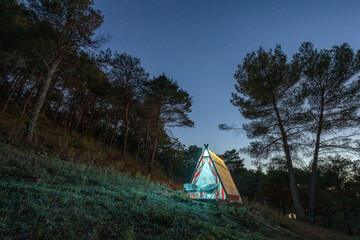 Sous le Tipi © Pierre