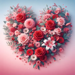Heart shaped for Valentines day photo background