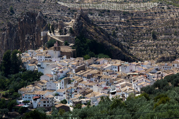 Vista aeria del pueblo de Castril, en Granada.