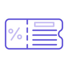 Discount Ticket Icon