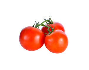 Fresh tomato on transparent png