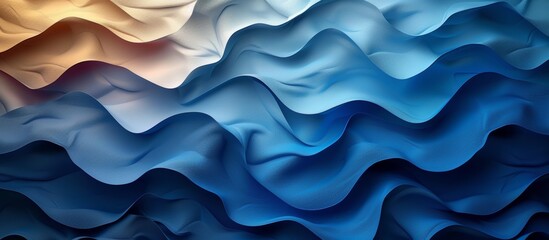 Abstract Colorful waves and Lines background for design and presentation - obrazy, fototapety, plakaty