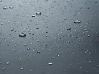 background of raindrops on glass