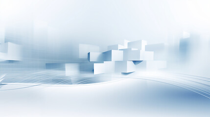 white and soft blue Business abstract background.