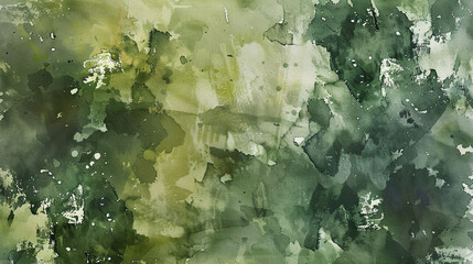 Dark green watercolor texture