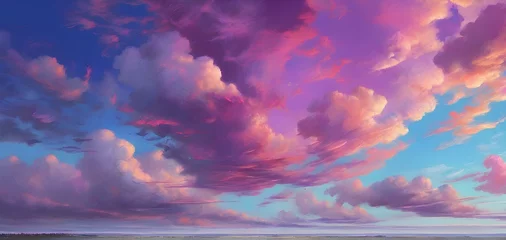 Foto op Plexiglas The sky and clouds are brilliant background © abdel moumen rahal