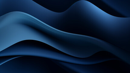 Abstract blue wave design with line on dark blue background. curve and wave on dark navy blue background. 3D modern wave curve abstract presentation background. Luxury dark wave.