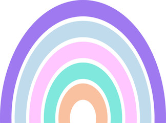 Obraz premium colorful boho rainbow