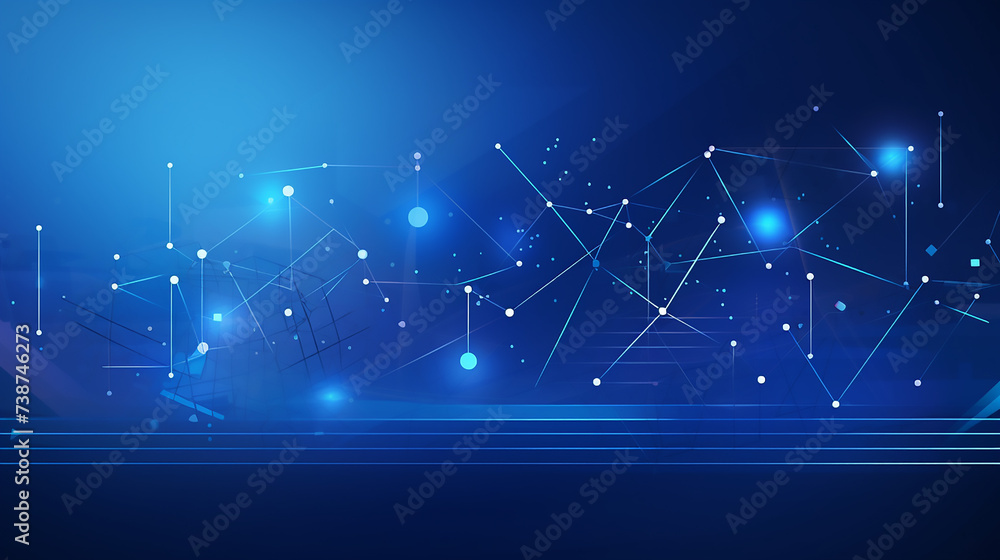 Poster abstract digital background. can be used for technological processes. square line futuristic technol