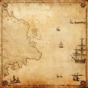 Old treasure map background