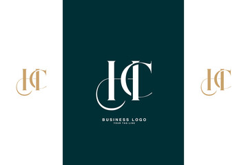 HC, CH, H, C, Abstract Letters Logo Monogram