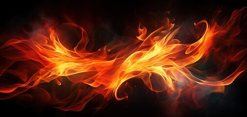 Fototapeta premium flame style texture background