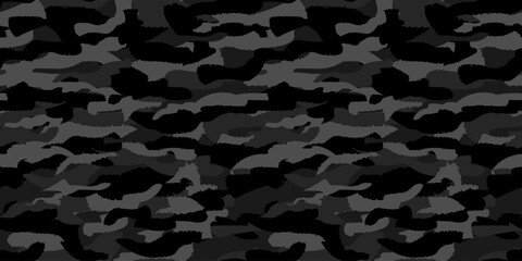 Camouflage background. Seamless pattern.Vector. 迷彩パターン テクスチャ 背景素材 © tabosan