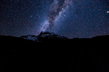 Starry Night: Milky Way at Barranco Camp, Mt. Kilimanjaro