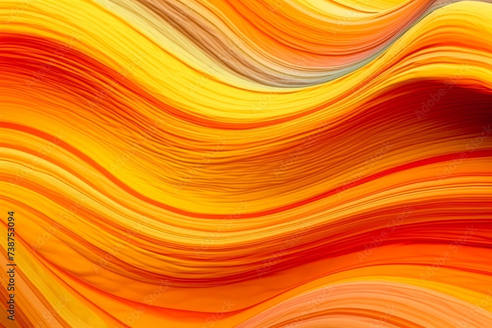 Poster vibrant close up of colorful wave pattern. generative ai