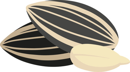 Melon seeds, sunflower seeds, illustration, Taiwan, China, dark, food, protein,