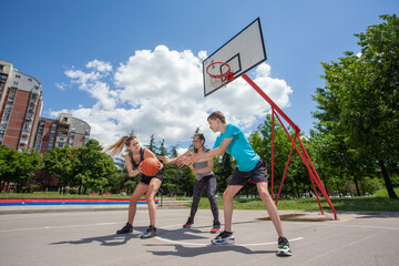 Obraz premium basketball player in action