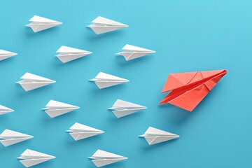 Fototapeta premium origami airplane