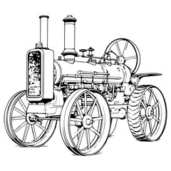 set of vintage cars