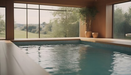 luxury swimming pool, spa