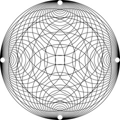 cycle element for design. Digital frequency track equalizer. Stylized line art background. Wave with lines: curved wavy line, smooth stripe.y2k outline graphic design. Abstract minimal