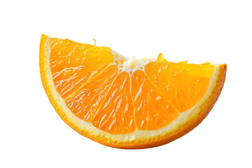 Orange slice isolated on white