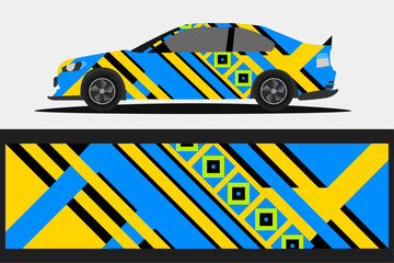 Vector design for cars stickers Vector design with grungy lines abstract Design a racing background kit for racing car
